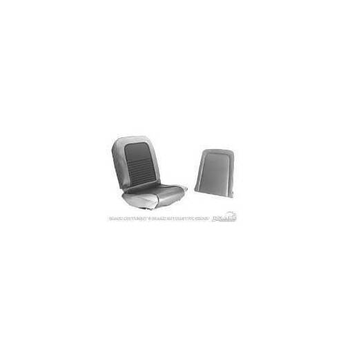 Scott Drake Classic Seat Upholstery Kit, 1967 For Ford Mustang Fastback, Full, Standard, Black, Set