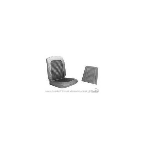 Scott Drake Classic Seat Upholstery Kit, 1968 For Ford Mustang Coupe, Full, Standard, Black, Set