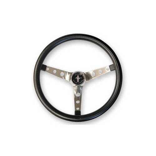 Scott Drake Classic 65-73 in.GRANT in. BLACK STR WHEEL