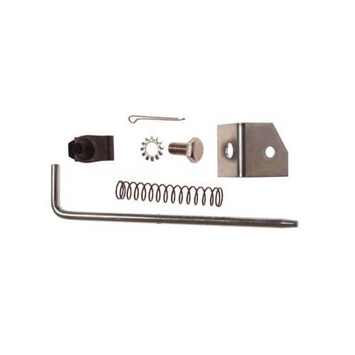 Scott Drake Classic Gas Cap Lock, Steel, Natural, For Ford, Kit