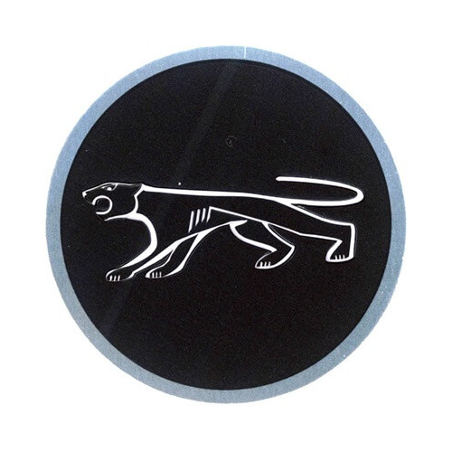 Scott Drake Classic Key Chain, Aluminum, Black, Official Cougar Key Fob Emblem., Each
