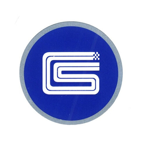 Scott Drake Classic Key Chain, Aluminum, Blue, Official CS Shelby Emblem, Each