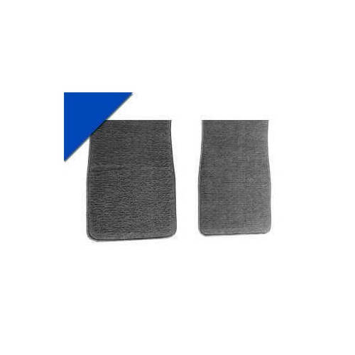 Scott Drake Classic Floor Mat, 1964-1968 For Ford Mustang, Bright Blue, Set