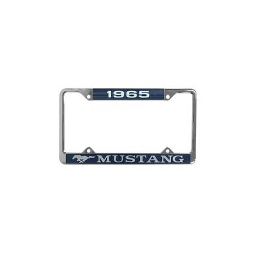 Scott Drake Classic License Plate Frame, Steel, 1965 For Ford Mustang, Each