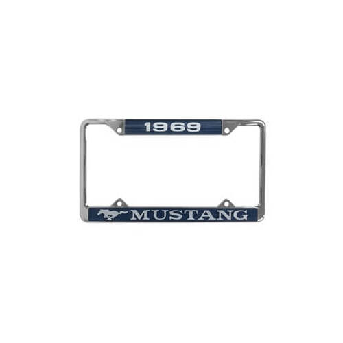 Scott Drake Classic License Plate Frame, 1969 For Ford Mustang, Each