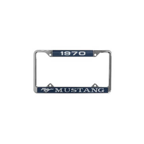 Scott Drake Classic License Plate Frame, Steel, 1970 For Ford Mustang, Each