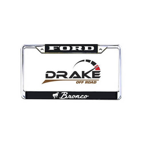 Scott Drake Classic License Plate Frame, 1966-1977 For Ford Bronco, Each