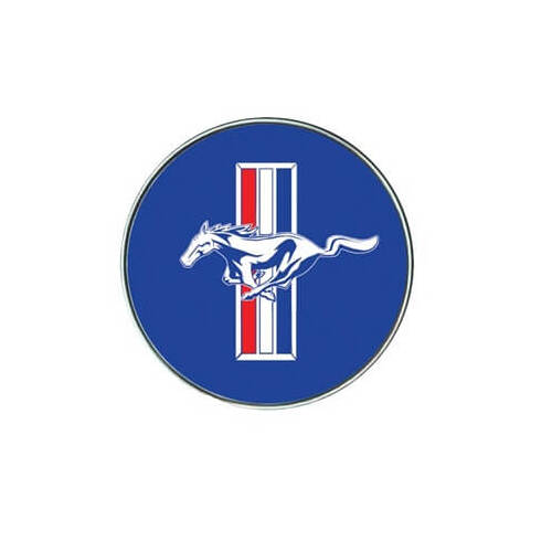 Scott Drake Classic Key Chain, Aluminum, Blue, 1964-2020 For Ford Mustang, Each