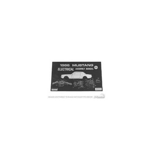 Scott Drake Classic Book Reference, 1966 Mustang Electrical Assembly Manual, Paperback, Each