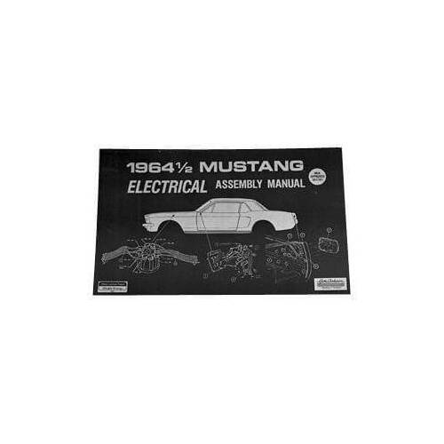 Scott Drake Classic Book Reference, 1964-1/2 Mustang Electrical Assembly Manual, Paperback, Each