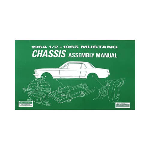 Scott Drake Classic Book Reference, 1964.5-1965 Mustang Chassis Assembly Manual, Paperback, Each