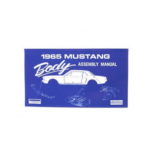 Scott Drake Classic Book Reference, 1965 Mustang Body Assembly Manual, Paperback, Each