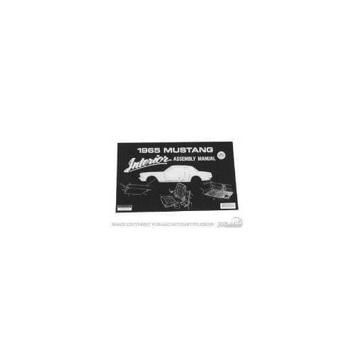 Scott Drake Classic Book Reference, 1965 Mustang Interior Assembly Manual, Paperback, Each