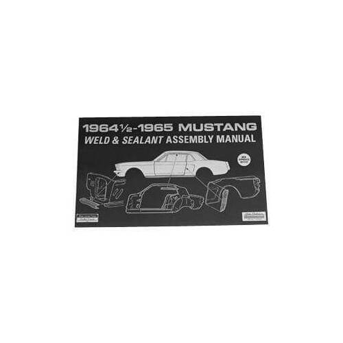 Scott Drake Classic Book Reference, 1964.5-65 Mustang Weld and Sealant Assembly Manual, Paperback, Each