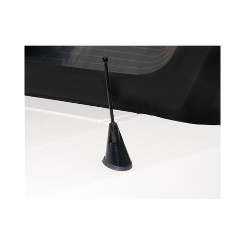 Drake Muscle Cars Antenna Mast, 2010-2014 For Ford Mustang, Stainless Steel, Black, Anodized, Each