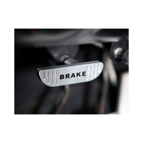 Scott Drake Classic Parking Brake Handle, Aluminum, Natural, For Ford, Each