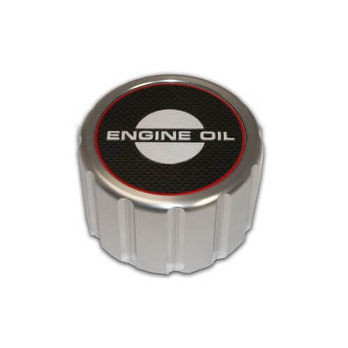 Scott Drake Classic Valve Cover Oil Cap, Round, Push-in, Aluminum, Natural, For Ford, Each