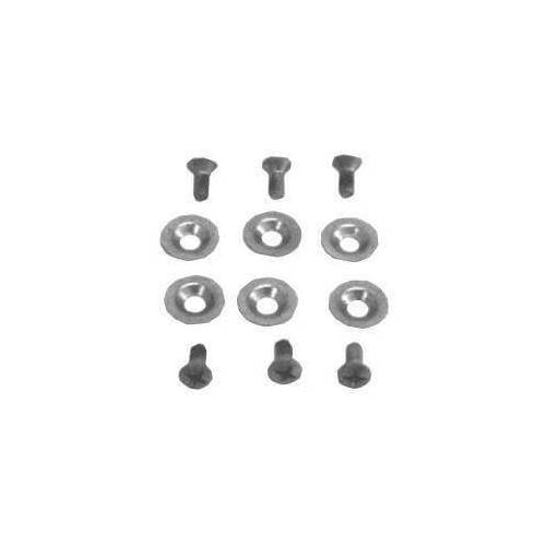 Scott Drake Classic Door Latch Bolts, Washers, Front, For Ford, Kit