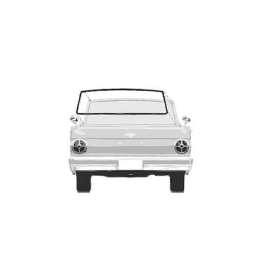 Scott Drake Classic Window Seal, 2 Door Sedan, Rear, 1960-1962 For Ford Falcon, Each