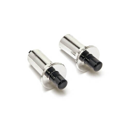 Scott Drake Classic Door Jamb Switches, Replacement, Plastic, Chrome/Black, For Ford, For Mercury, Pair