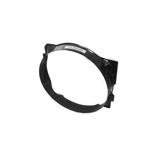 Scott Drake Classic Fan Shroud, Single, Bolt-on, Fiberglass, Black, 3.5 in. Thick, For Ford, Each