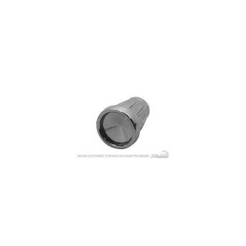 Scott Drake Classic Dash Knob, Wiper Type, Chrome, For Ford, Each