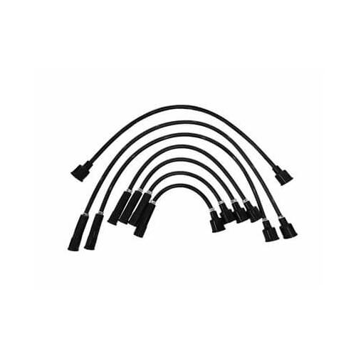 Scott Drake Classic Spark Plug Wire, For Ford 8mm Ignition Wires, 6 Cyl, Black, Each