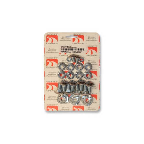 Scott Drake Classic Bumper Mounting, Bumper Bolt, Concours, 28 Piece, 1964-1968 For Ford Mustang, Kit