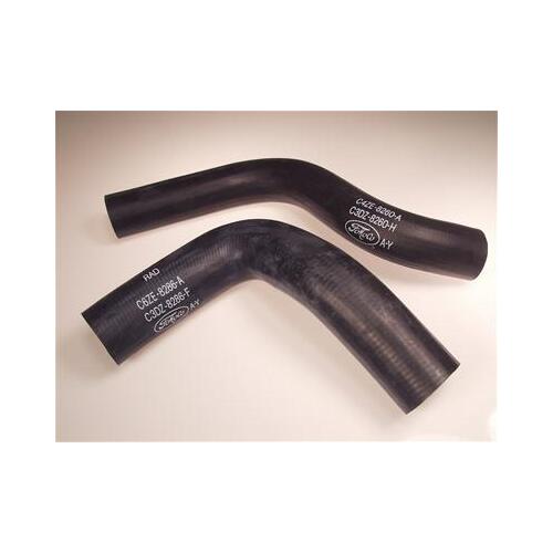 Scott Drake Classic Radiator Hoses, Concours Correct, Black, For Ford, Set