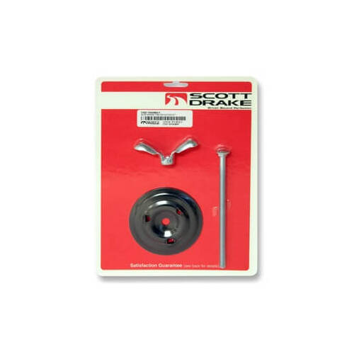Scott Drake Classic Spare Tire Hold-Down, Spare Tire Mounting Kit Carriage, Bolt Style, 1964-1965 For Ford Mustang, Kit