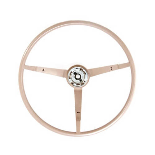 Scott Drake Classic Steering Wheel, 3-Spoke, Plastic, 1964-1964 For Ford Mustang, Palimino, Each
