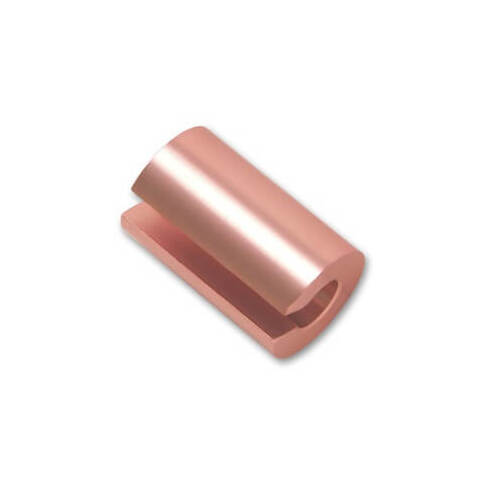 Scott Drake Classic Alternator Spacer, Aluminum, Gold Anodized, 1.585 in. Length, For Ford, 390, 428, Each