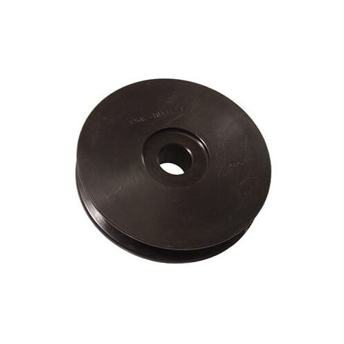 Scott Drake Classic Alternator Pulley, Hi-Po, V-belt Style, 1-groove, Bolt-on, Steel, Black, For Ford, Each