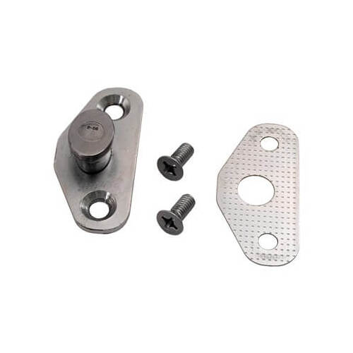 Scott Drake Classic Door Striker, Steel, Cadmium Plated, For Ford, For Lincoln, For Mercury, Each