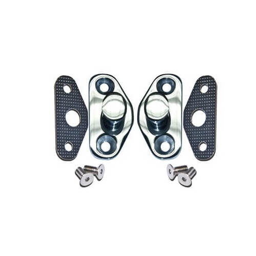 Scott Drake Classic Door Lock Striker, Door Latch Striker Plate Stainless Steel, 1967-1970 For Ford Mustang Door Latch Striker Plate Stainless Steel,