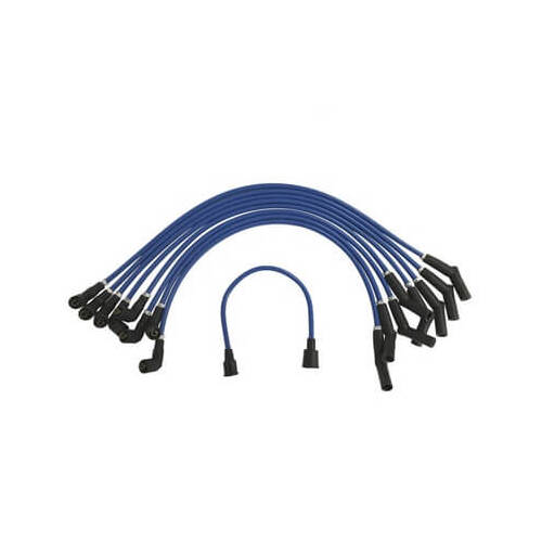 Scott Drake Classic Spark Plug Wires, Assembled, Spiral Core, Blue, For Ford, 289, 302, Set