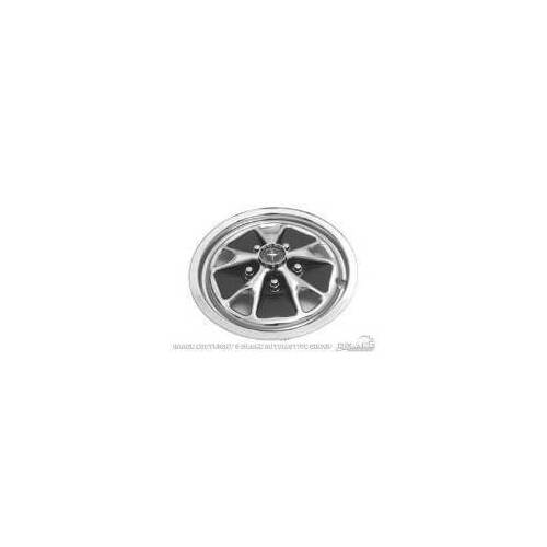 Scott Drake Classic Wheel Covers, ABS Plastic, Chrome, 14 in., For Ford, Set of 4