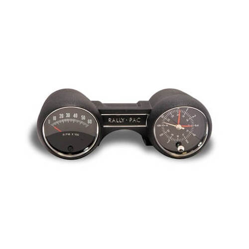 Scott Drake Classic Instrument Cluster, 65 Rally Pac V8 8000Rpm Black Call For Availability, Each