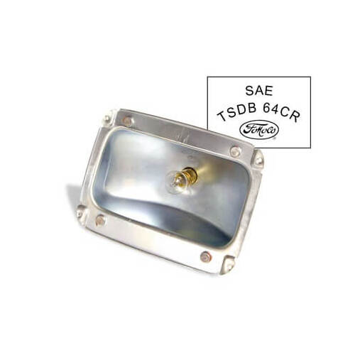 Scott Drake Classic Taillight Housing, Replacement, Bulb, For Ford, Each