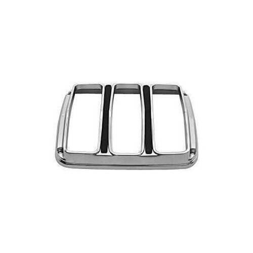 Scott Drake Classic Taillight Bezel, Replacement, Economy Chrome Type, For Ford, Each