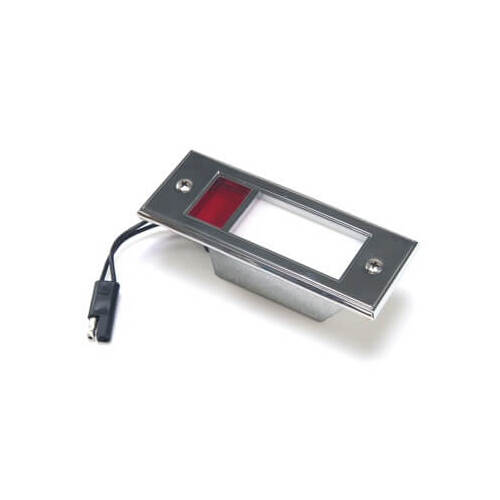 Scott Drake Classic Door Courtesy Light, Rectangular, Clear Lens, For Ford, Each