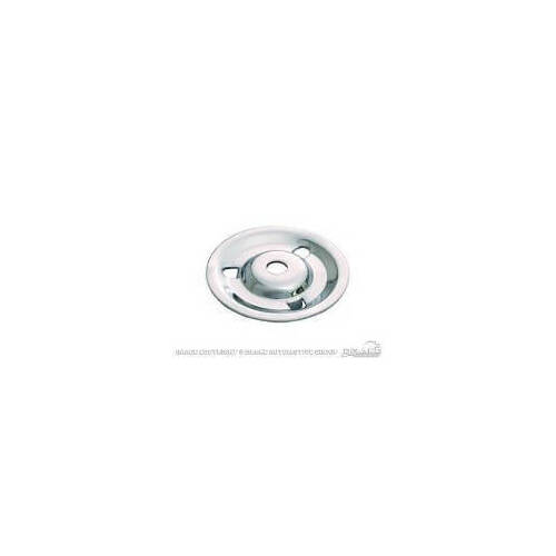 Scott Drake Classic Spare Tire Hold-Down, 64-67 Styled Steel Wheel Hold Down Plate, Chrome, Each