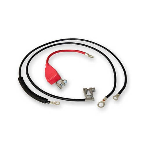 Scott Drake Classic Battery Cables, Economy, Assembled, 6-gauge, PVC Jacket, Black and Red, For Ford, Kit