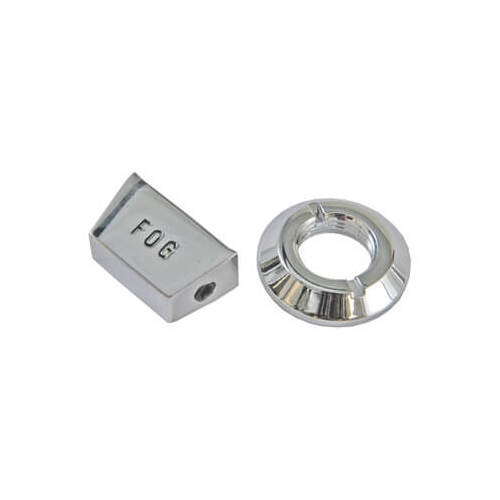 Scott Drake Classic Fog Light Knob, Chrome, For Ford, Each