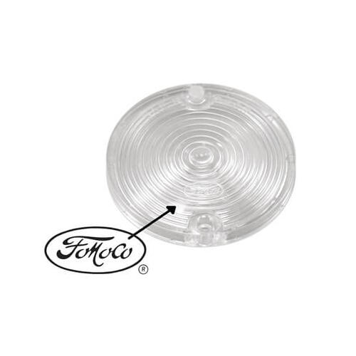 Scott Drake Classic Back Up Light Lens, 1964-1968 For Ford Mustang, With Fomoco Logo, Each
