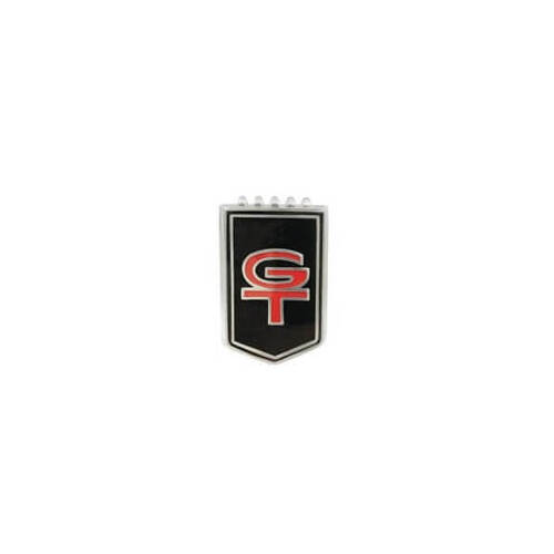Scott Drake Classic Emblem, Black GT Emblem, 1965-1966 For Ford Mustang, Each
