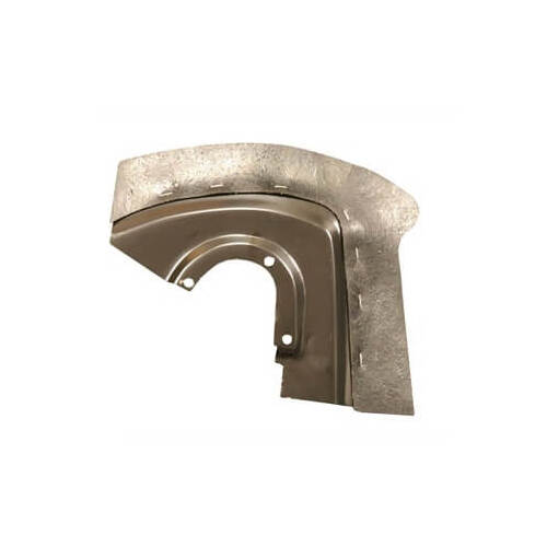 Scott Drake Classic Splash Shield, Deluxe, Passenger Side Front, Steel, Natural, For Ford, Each