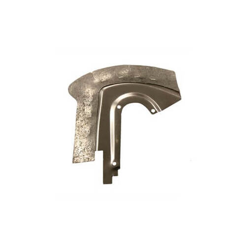 Scott Drake Classic Splash Shield, Deluxe, Driver Side Front, Steel, Natural, For Ford, Each