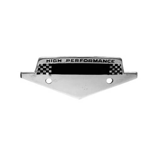 Scott Drake Classic Emblem, Fender, Chrome, High Performance Logo, For Ford, Each