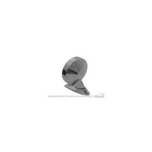 Scott Drake Classic Door Mirror, 64-66 Remote Control Mirror, RH, Show-Quality, Dummy Remote, Each